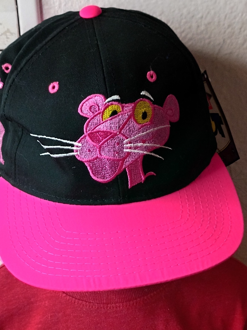 American Needle Black & Hot Pink Pink Panther Snapback Hat